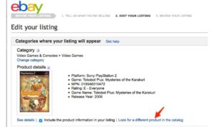 how to edit a ebay listing